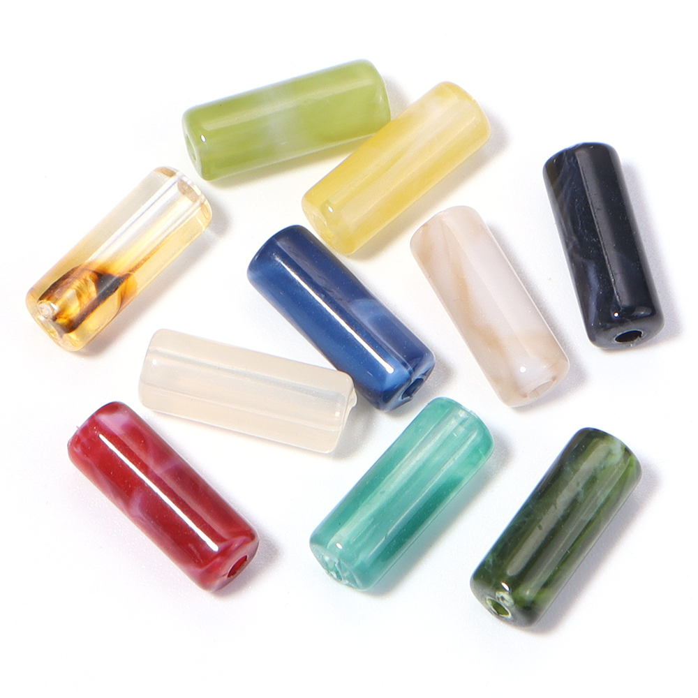 100pcs 5x13mm Imitation Jade S - Jewelry Making Stones 评论和价格