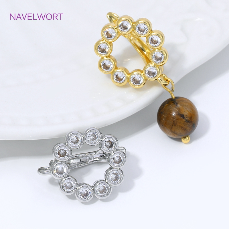 18K Gold Plated Fan Shape Flow - Jewelry Making Kits 评论和价格