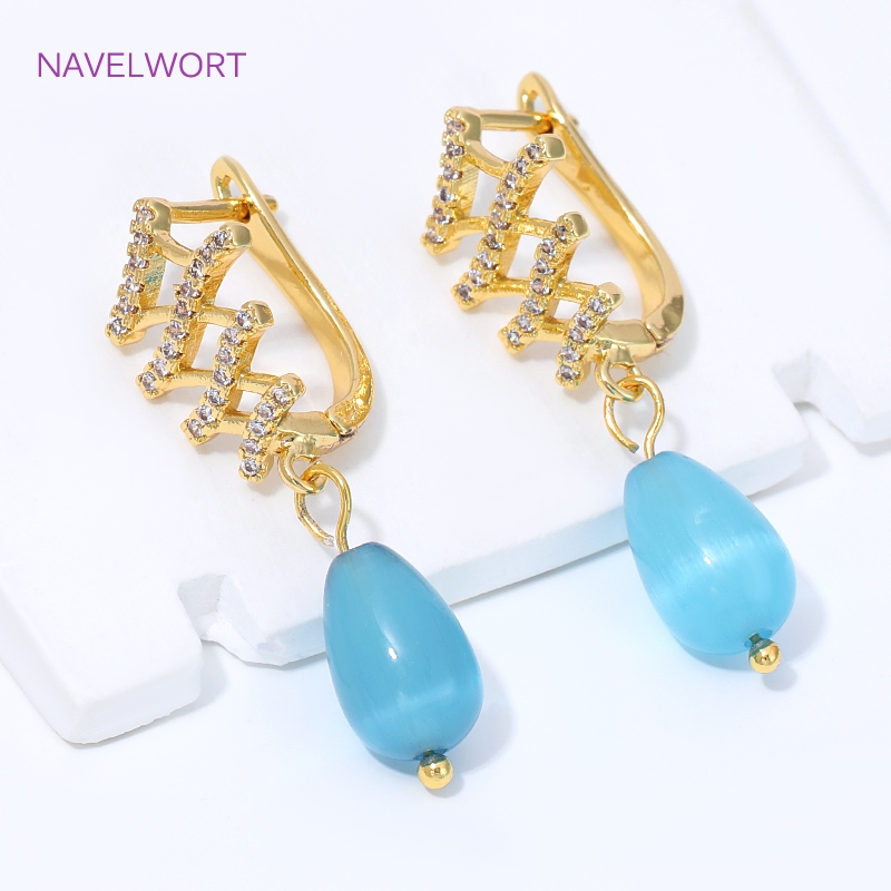 18K Gold Plated Fan Shape Flow - Jewelry Making Kits 评论和价格