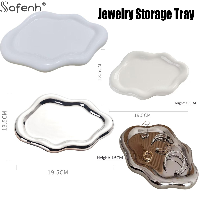 1PCS Simple Jewelry Storage Tr - Jewelry Making Desk 评论和价格