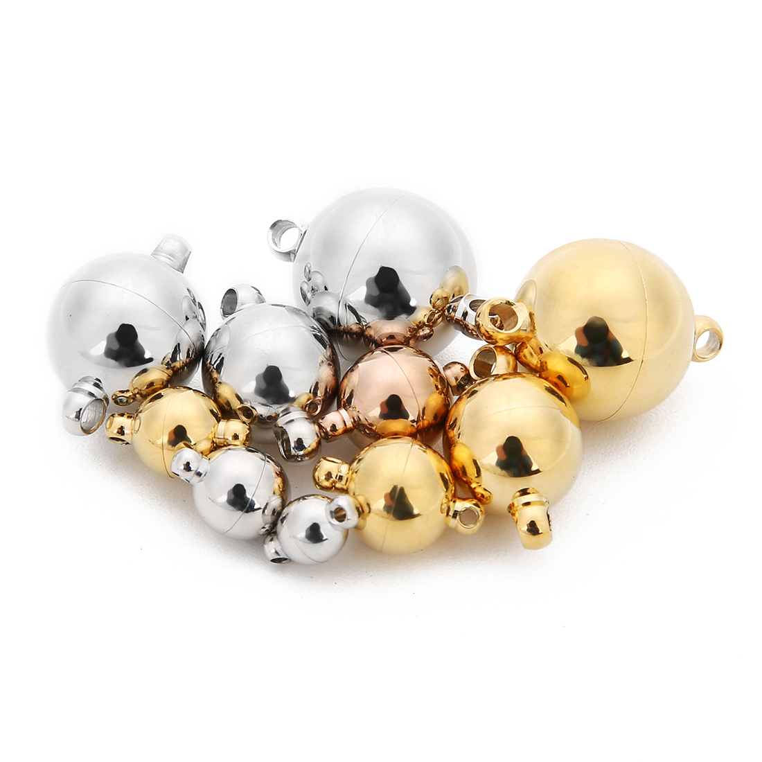 2pcs Stainless Steel Magnetic  - Jewelry Making Class 评论和价格