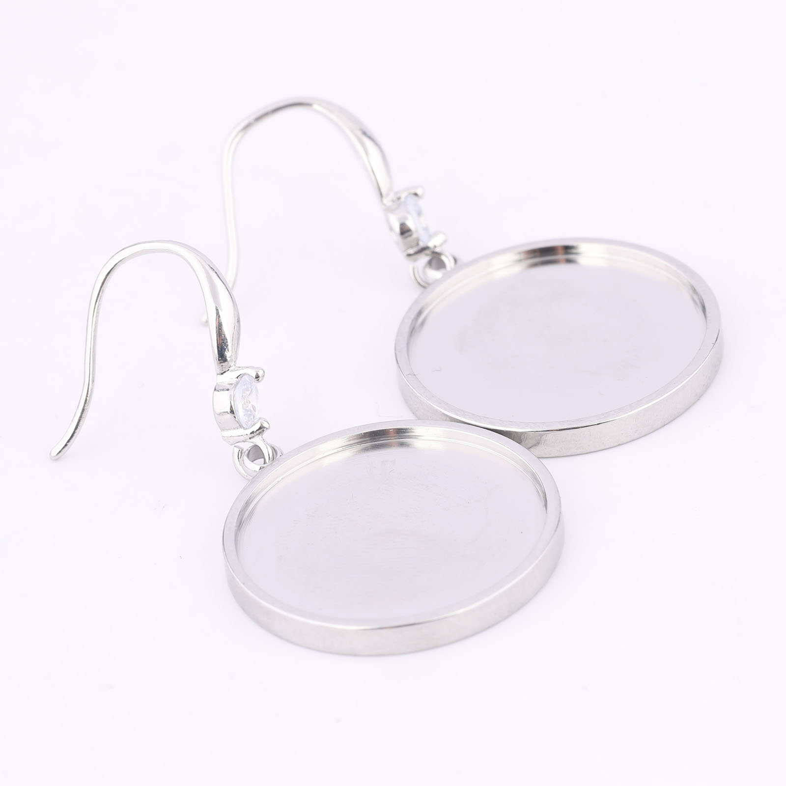 6pcs Stainless Steel Fit 20mm  - Jewelry Making Stones 评论和价格