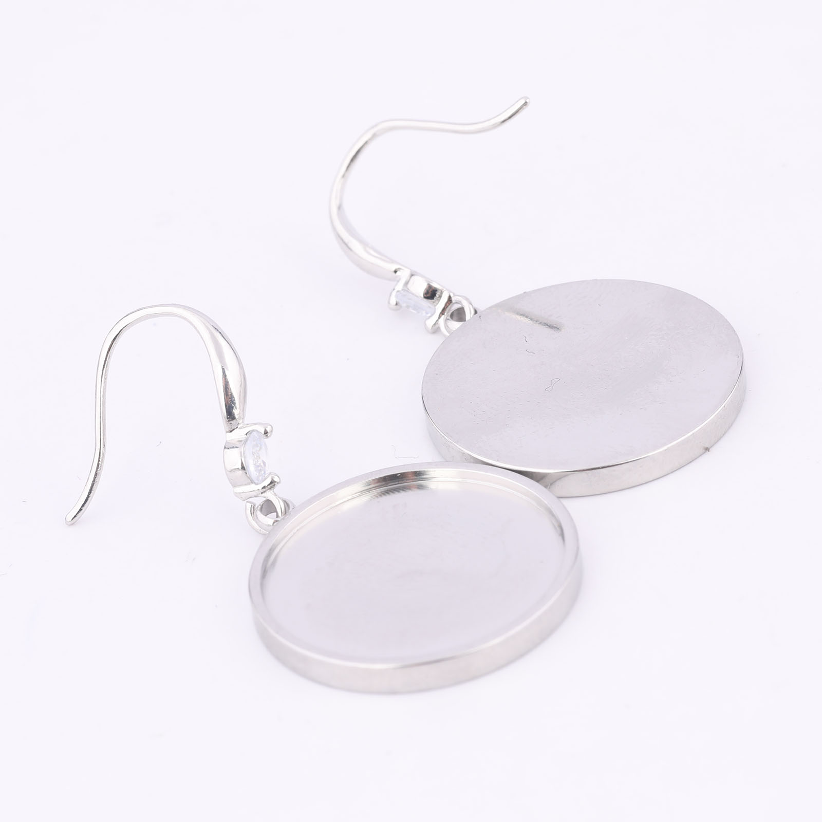 6pcs Stainless Steel Fit 20mm  - Jewelry Making Stones 评论和价格