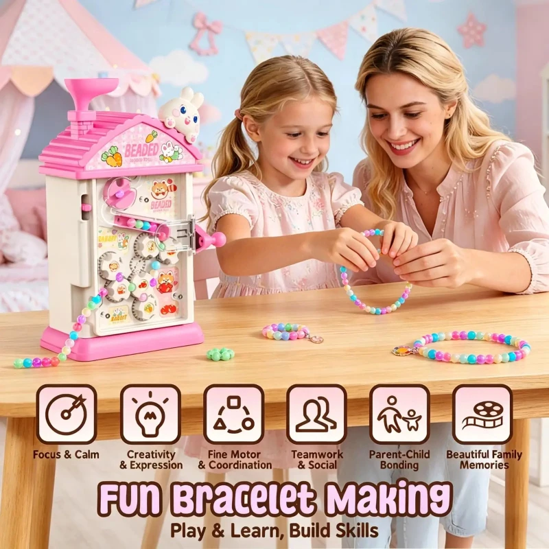 Kids Automatic Beading Machine - Jewelry Making Kits For Kids 评论和价格