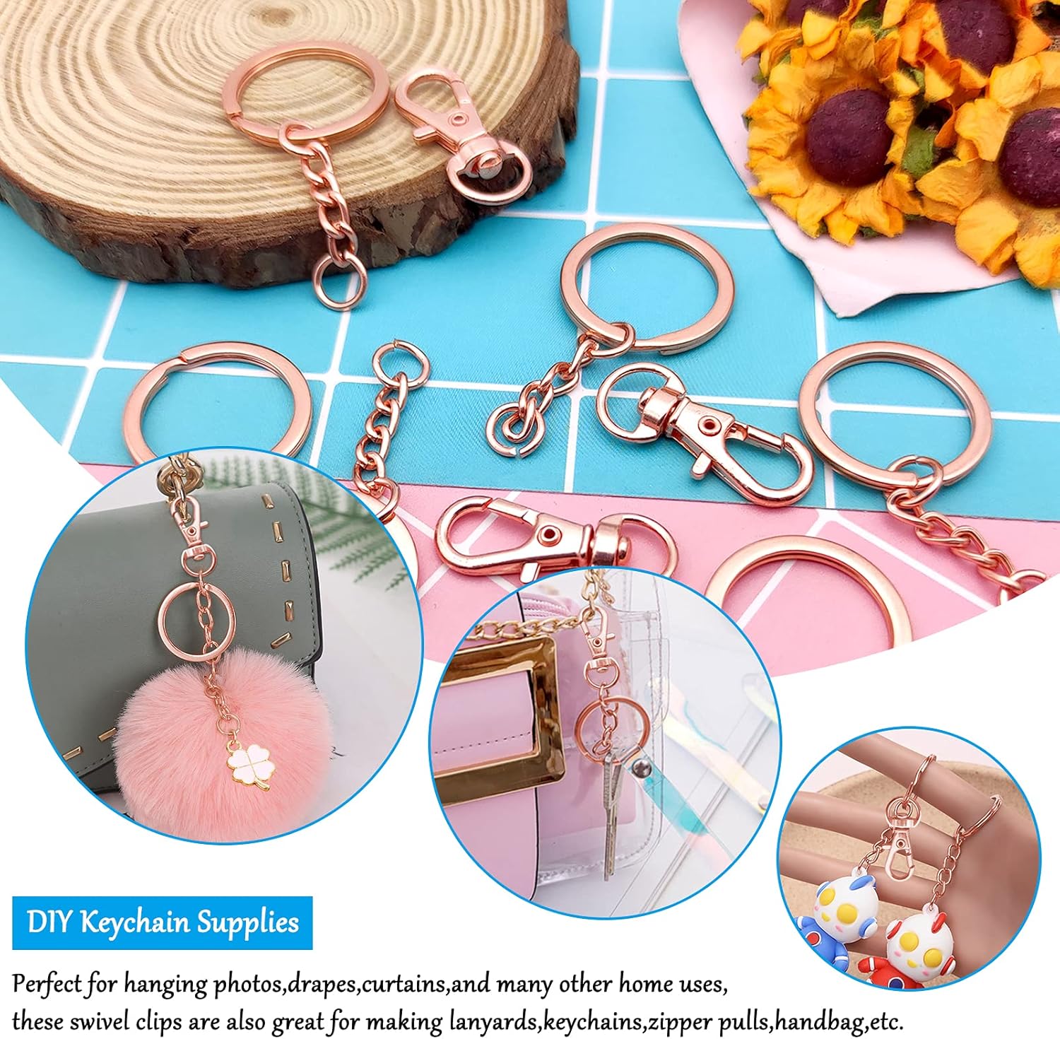 15/30 Set Swivel Lobster Clasp - Jewelry Making Jump Rings 评论和价格