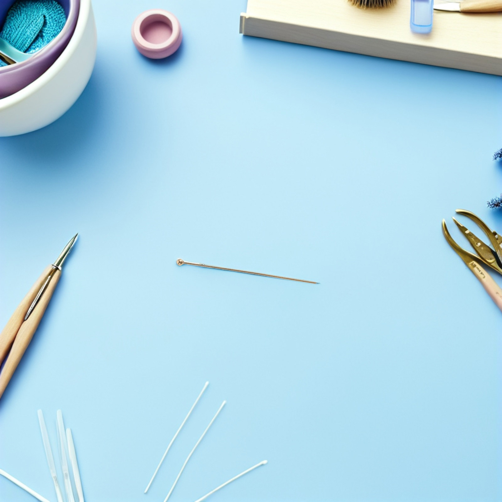 100Pcs Stainless Steel Jewelry - Jewelry Making Head Pins 评论和价格
