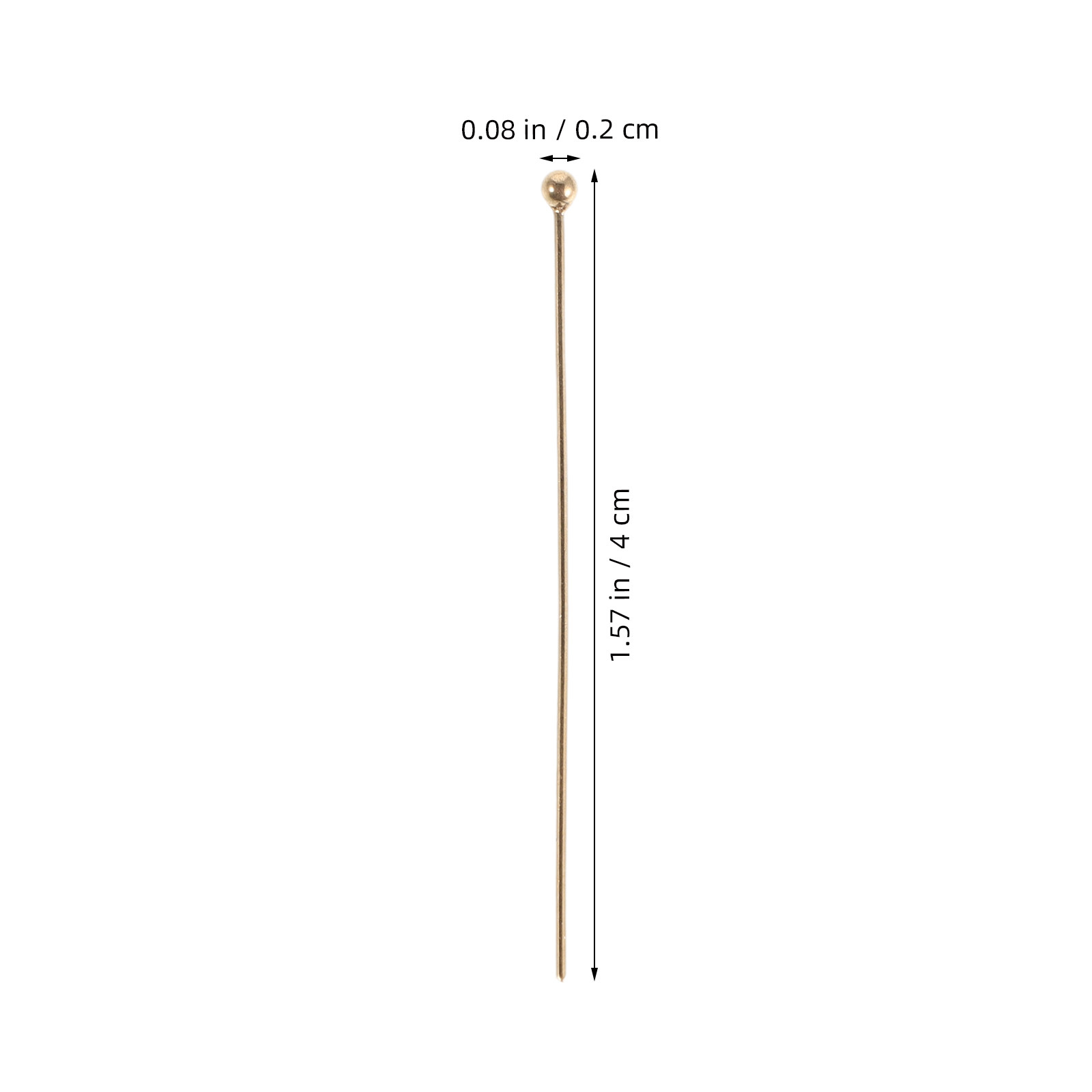 100Pcs Stainless Steel Jewelry - Jewelry Making Head Pins 评论和价格