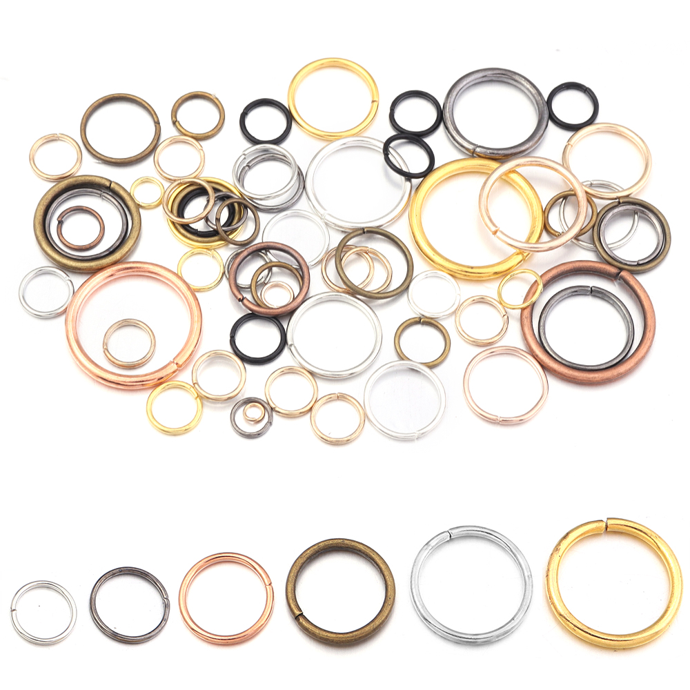 50-200Pcs/Lot 3-20mm Single Lo - Jewelry Making Jump Rings 评论和价格