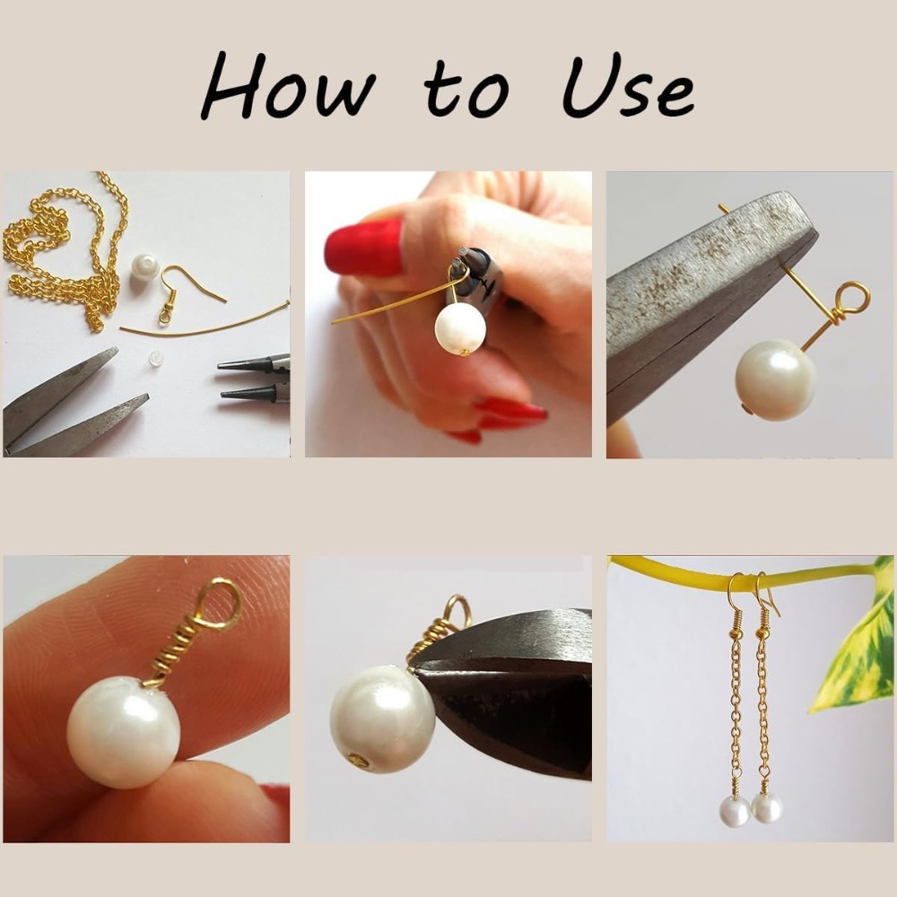 600pcs Flat Head Eye Bead Pins - Jewelry Making Head Pins 评论和价格