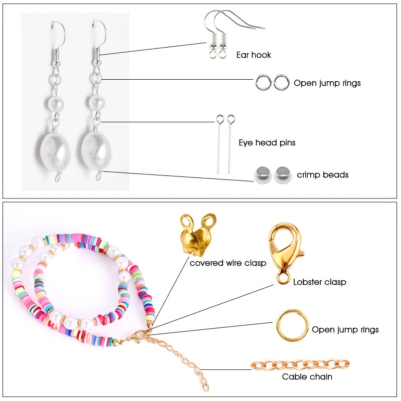 1420pcs 1box Jewelry Findings  - Jewelry Making Jump Rings 评论和价格