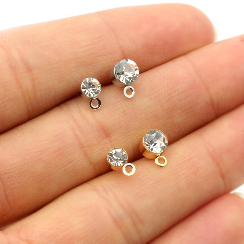 50pcs Stud Earrings Pins with  - Jewelry Making Kits 评论和价格