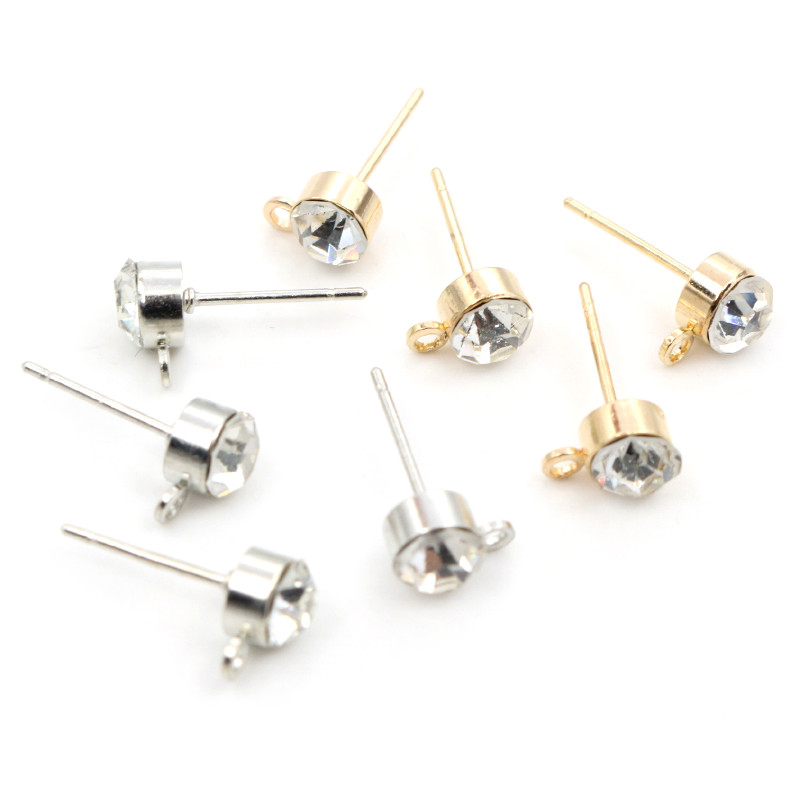 50pcs Stud Earrings Pins with  - Jewelry Making Kits 评论和价格