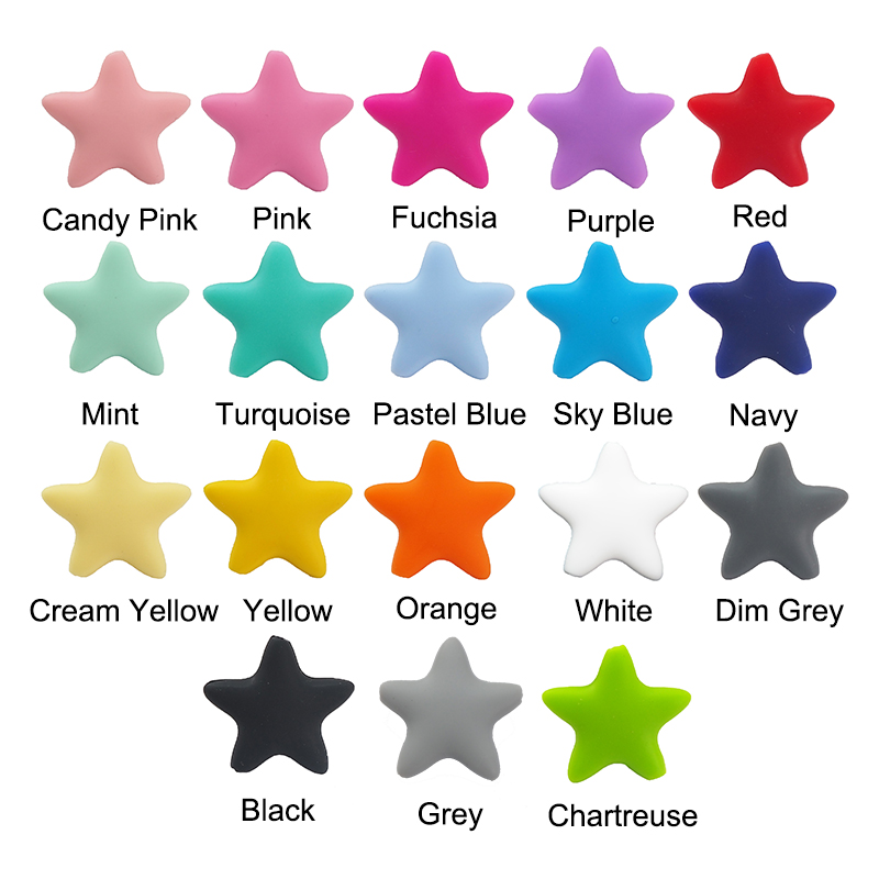 Chengkai 50pcs Silicone Star B - Jewelry Making For Dummies 评论和价格