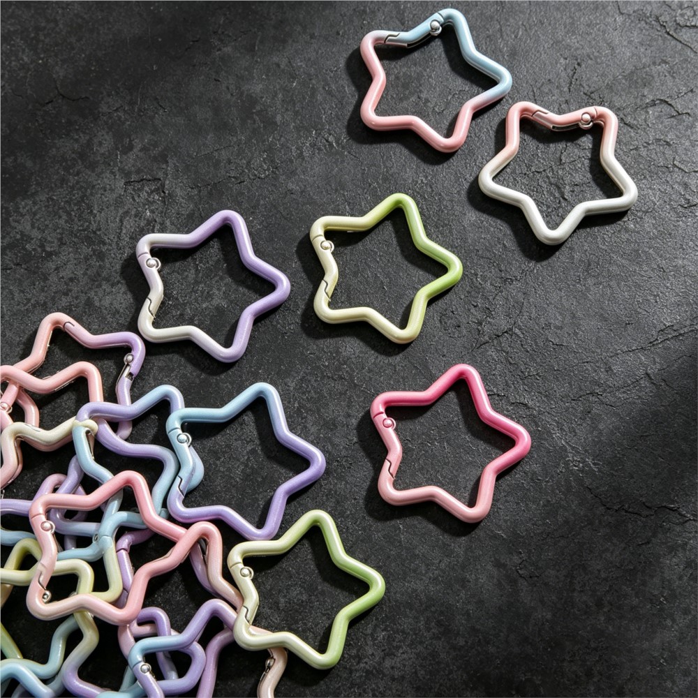 5PCS Gradient Star Shape Sprin - Jewelry Making Class 评论和价格