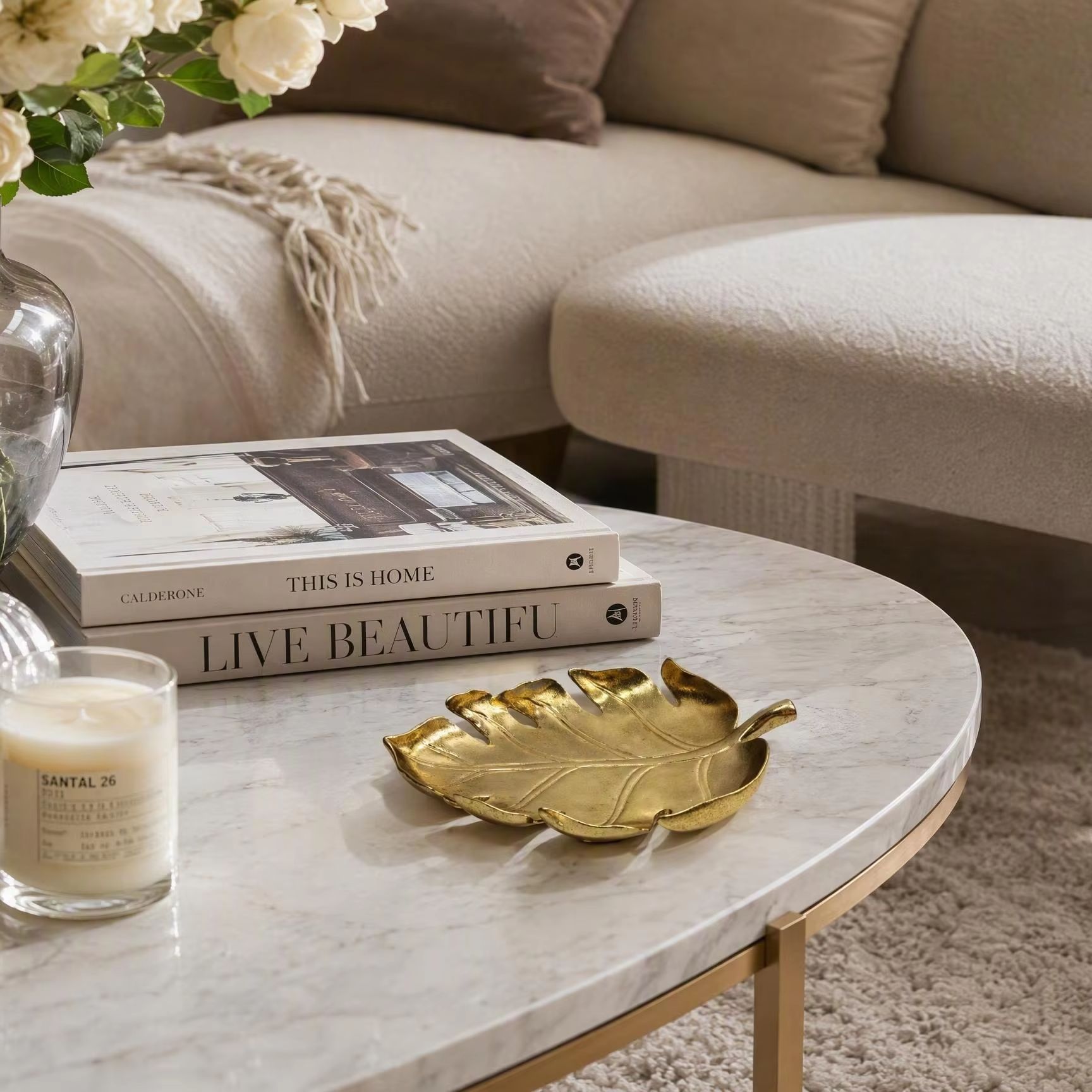 Light Luxury Golden Leaf Stora - Jewelry Making Desk 评论和价格