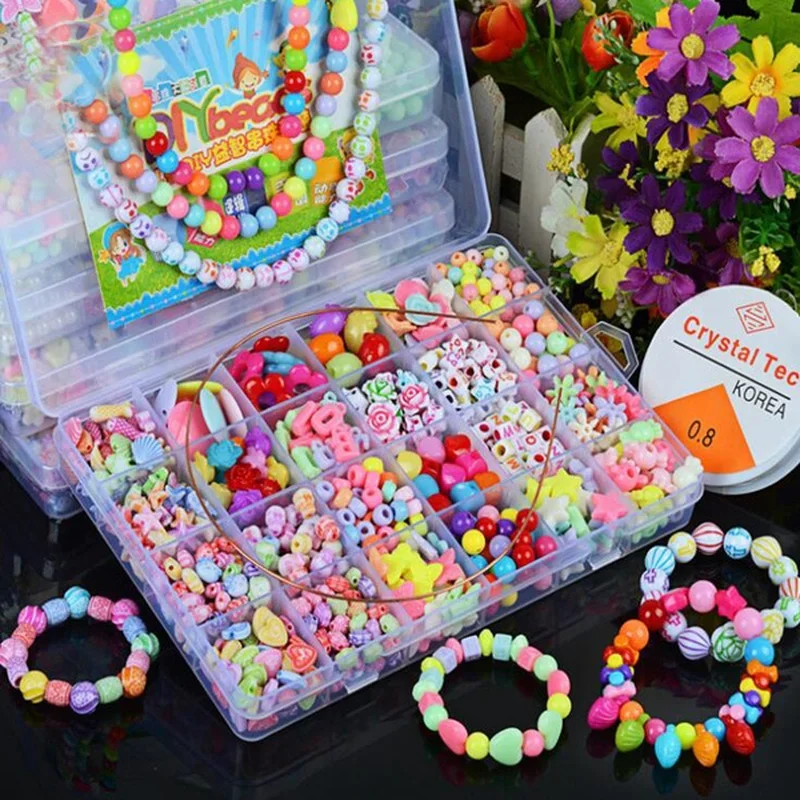 Girls DIY Bead Set Jewelry Mak - Jewelry Making Kits For Kids 评论和价格