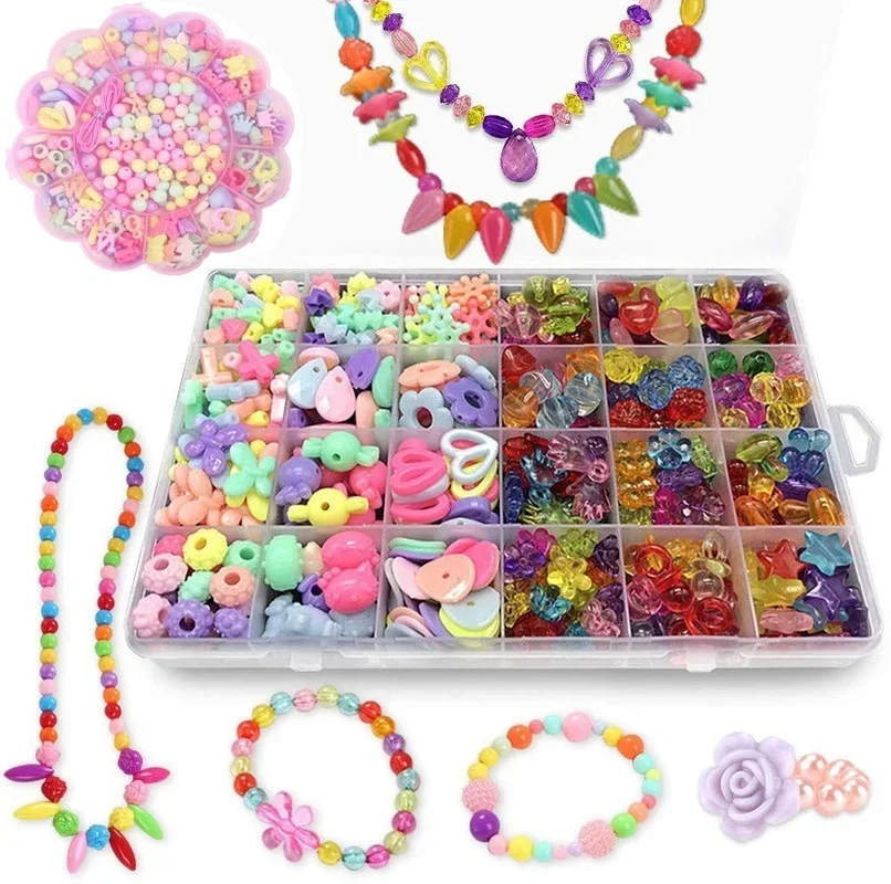 Girls DIY Bead Set Jewelry Mak - Jewelry Making Kits For Kids 评论和价格